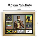 Usain Bolt Olympians Framed Autographed Print - Limited Edition Autograph Fan Gift – Collectible Memorabilia Merchandise