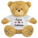 Valentines Day Personalised Teddy Design 10 Thoughtful Gift For Him/ Her - 22cm Teddy Bear Toy