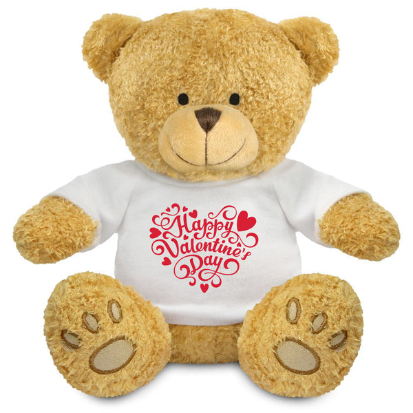 Happy Valentines Day - Valentines Day Personalised Teddy Design 5 Thoughtful
