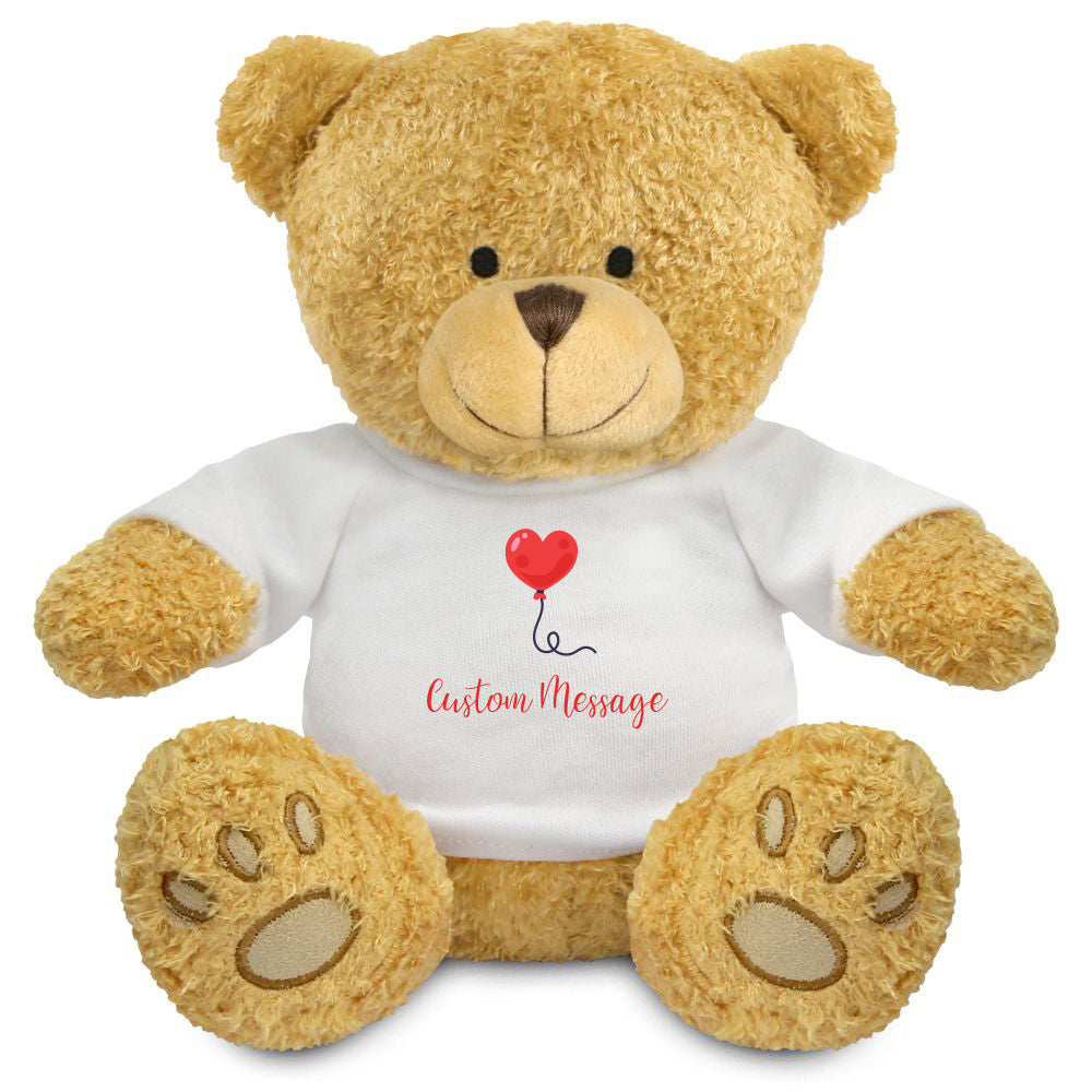 Valentines Day Personalised Teddy Design 8 Thoughtful Gift For Him/ Her - 22cm Teddy Bear Toy