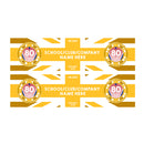 VE Day 80th Anniversary CUSTOM NAME Small Paper Banners (Set of 2) Design 3 - Special Edition