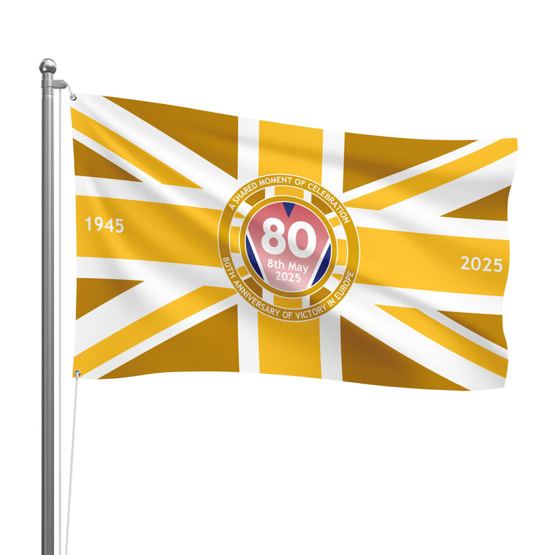 VE Day 80th Anniversary Flag Design 4 (3 Sizes) - Special Edition