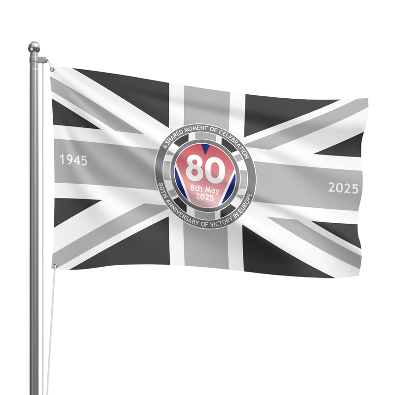 VE Day 80th Anniversary Flag Design 5 (3 Sizes) - Special Edition