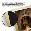 Queen Victoria Dog Portrait Poster – Victorian Queen Dog Wall Art – Funny Royal Dog Painting – Vintage British Monarch Pet Decor