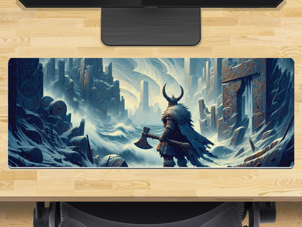 Extra Large Gaming Mouse Mat (800mm x 300mm) - Vikings