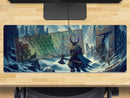 Extra Large Gaming Mouse Mat (800mm x 300mm) - Vikings