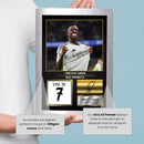 Vinicius Junior Real Madrid Signed Poster Print – Real Madrid Football Wall Art – Printed Autograph Soccer Memorabilia – Vinicius Jr Fan Gift Decor
