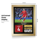 Virgil van Dijk Liverpool Signed Poster Print – Liverpool FC Football Wall Art – Printed Autograph Soccer Memorabilia – Virgil van Dijk Fan Gift Decor