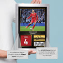 Virgil van Dijk Liverpool Signed Poster Print – Liverpool FC Football Wall Art – Printed Autograph Soccer Memorabilia – Virgil van Dijk Fan Gift Decor