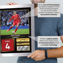 Virgil van Dijk Liverpool Signed Poster Print – Liverpool FC Football Wall Art – Printed Autograph Soccer Memorabilia – Virgil van Dijk Fan Gift Decor