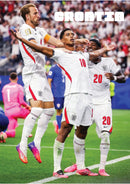 Jude Bellingham England 2026 World Cup Goal Celebration Poster Pack – Set of 6 Premium Football Prints – Soccer Wall Art – England Fan Gift