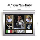 Valentina Vezzali Olympians Framed Autographed Print - Limited Edition Autograph Fan Gift – Collectible Memorabilia Merchandise