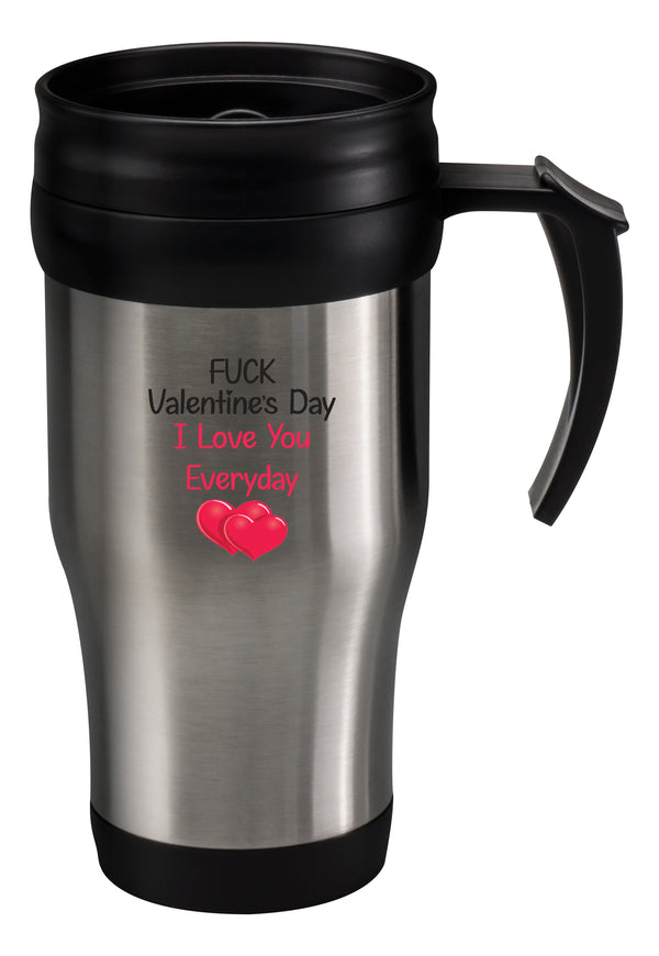 Thermal Mug For Valentines Day F*ck Valentines Day Romantic Metal Heat Mug Gift