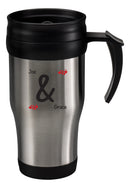 Thermal Mug For Valentines Day Me And You Personalised Romantic Metal Heat Mug Gift