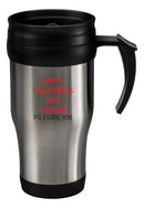 Thermal Mug For Valentines Day Fckwit Personalised Romantic Metal Heat Mug Gift