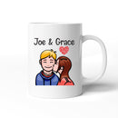 Valentines Day Cartoon Picture Personalised Romantic Ceramic Mug Gift