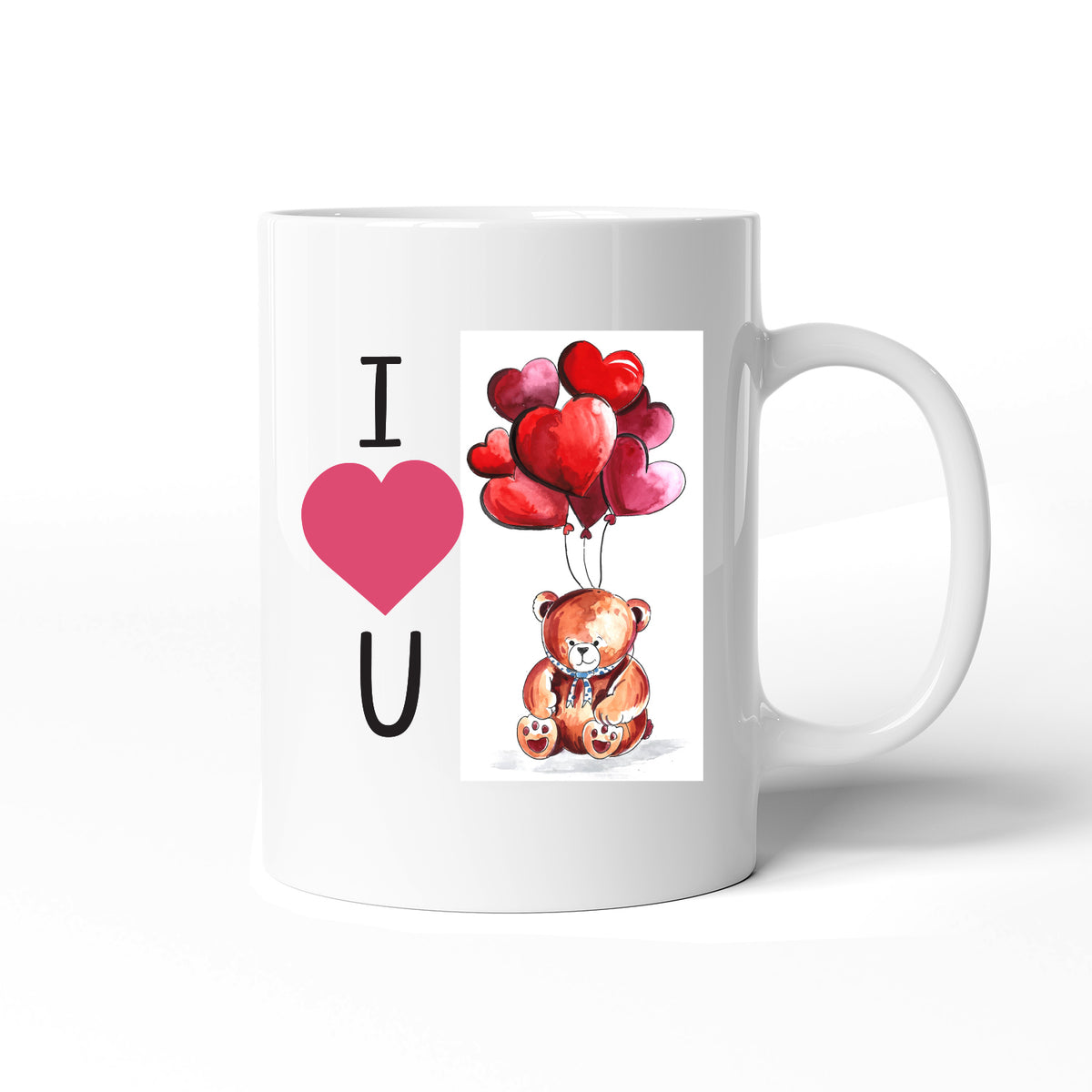 Valentines Day I Love Bear Romantic Ceramic Mug Gift