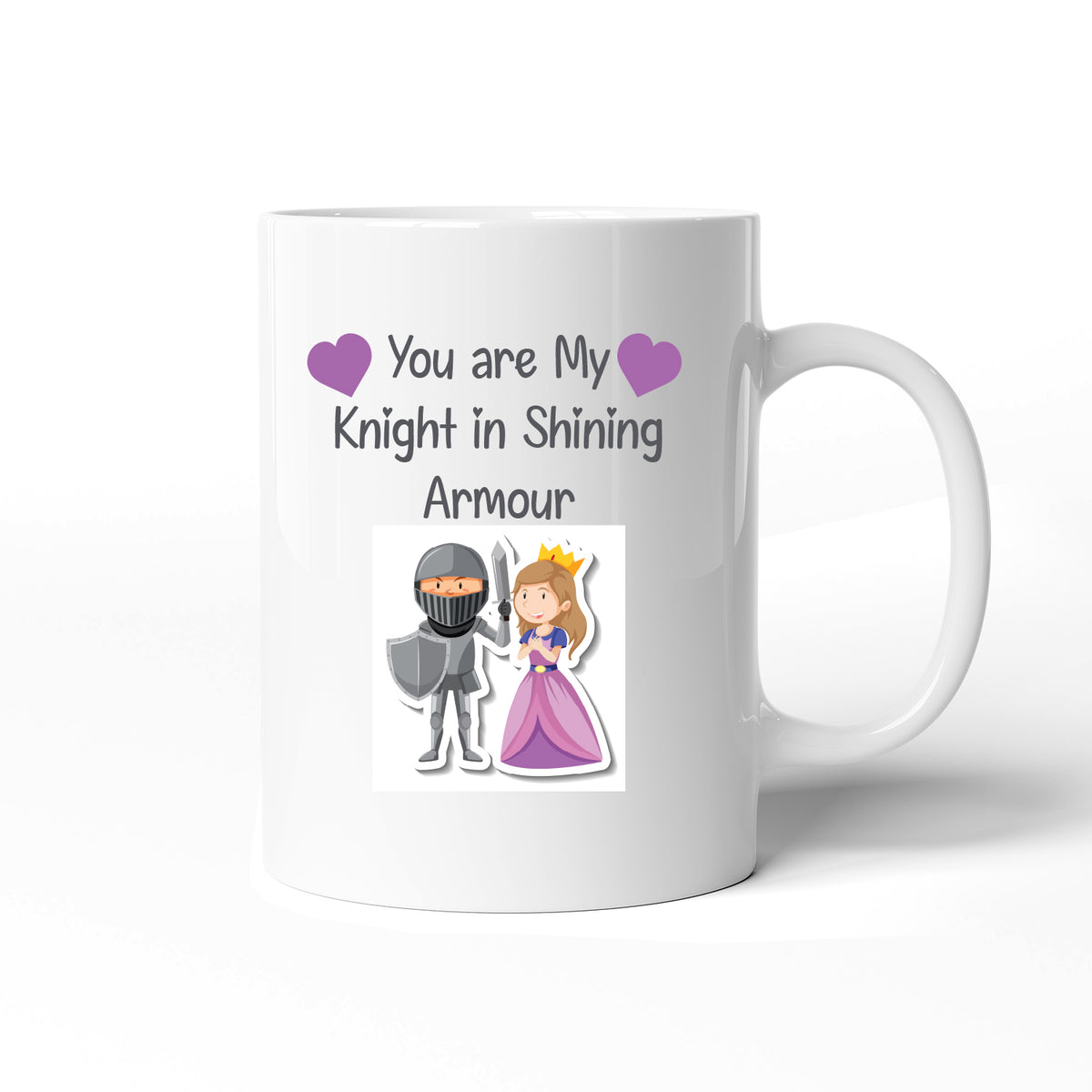 Valentines Day Knight In Shining Armour Romantic Ceramic Mug Gift