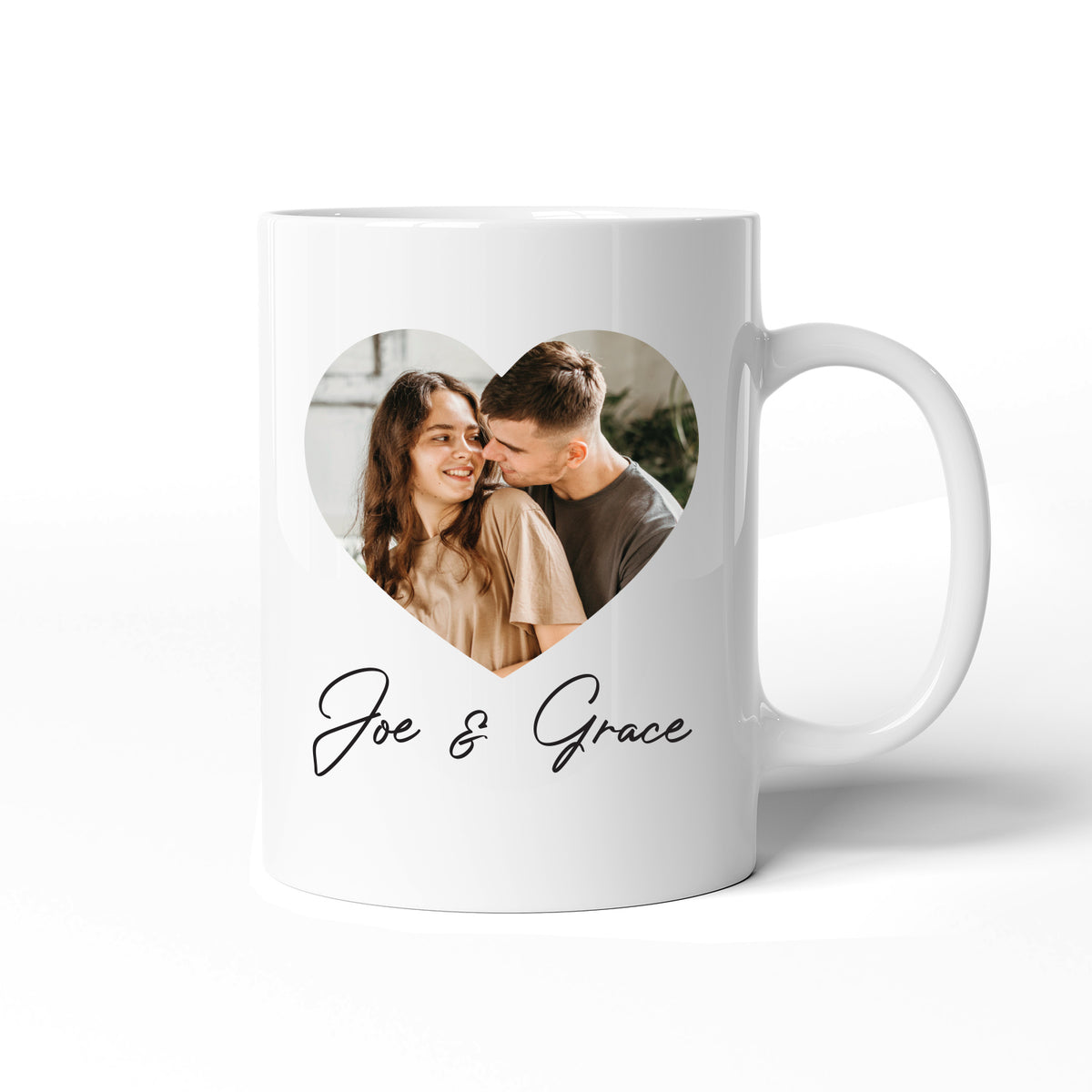 Valentines Day Love Heart Personalised Romantic Ceramic Mug Gift