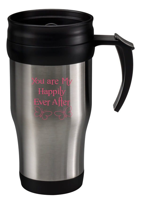 Thermal Mug For Valentines Day You Are My Heavily Ever After Romantic Metal
