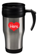 Thermal Mug For Valentines Day Hers Romantic Metal Heat Mug Gift