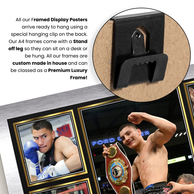 Vergil Ortiz Jr. top boxer Autographed Print Landscape