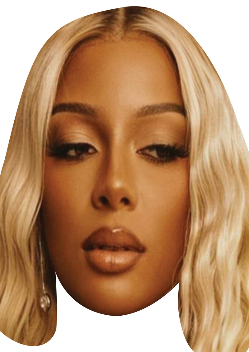 Victoria Monet Celebrity Face Mask Fancy Dress Cardboard Costume Mask