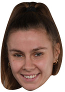 Victoria Pelova - Arsenal Women's Football Face Mask Fancy Dress Cardboard Costume Mask