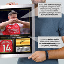 Viktor Gyökeres Printed Signed Poster – Arsenal FC & Sweden Striker Tribute Wall Art with Jersey & Bio Plaque – Premier League Football Memorabilia for Fans & Collectors