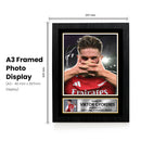 Viktor Gyökeres Signed Autograph Poster Print – Arsenal F.C. Striker – Soccer Memorabilia Gift for Fans