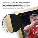 Viktor Gyökeres Printed Signed Poster – Arsenal FC & Sweden Striker Tribute Wall Art with Jersey & Bio Plaque – Premier League Football Memorabilia for Fans & Collectors