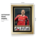 Virgil van Dijk Signed Autographed Portrait Poster Print – Liverpool F.C. Captain & Netherlands Star – Memorabilia Wall Art for Fans & Collectors