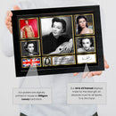 Vivien Leigh Actors Framed Autographed Print - Limited Edition Autograph Fan Gift – Collectible Memorabilia Merchandise