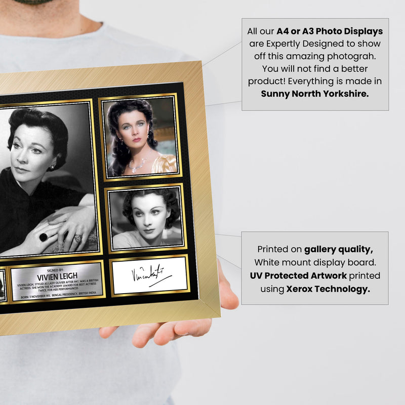 Vivien Leigh Actors Framed Autographed Print