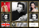 Vivien Leigh Actors Framed Autographed Print - Limited Edition Autograph Fan Gift – Collectible Memorabilia Merchandise