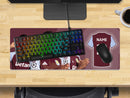 Personalised Aston Villa Extra Large Mouse Mat (800mm x 300mm) - WATKINS, DURAN, BAILEY