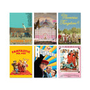 Wes Anderson Movies and Film Poster Print Packs - 6 POSTERS (A6, A5, A4, A3)