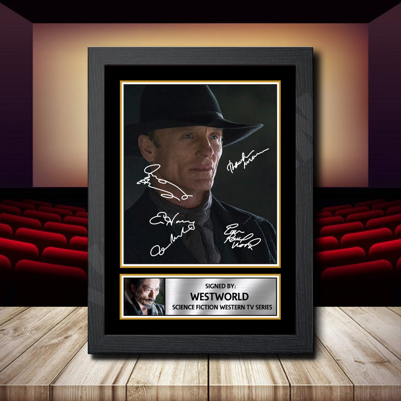 Westworld 2 Printed Signature Movie Star Poster Print Framed Wall Art Gift – Westworld 2 Printed Signature Movie Star Poster Print