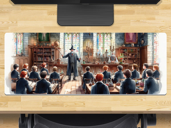 Extra Large Gaming Mouse Mat (800mm x 300mm) - Wizard School 1