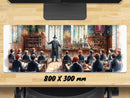 Extra Large Gaming Mouse Mat (800mm x 300mm) - Wizard School 1