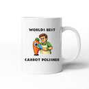 Worlds Best Carrot Polisher - Funny Rude Ceramic Mug Gift
