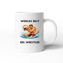 Worlds Best Eel Wrestler - Funny Rude Ceramic Mug Gift