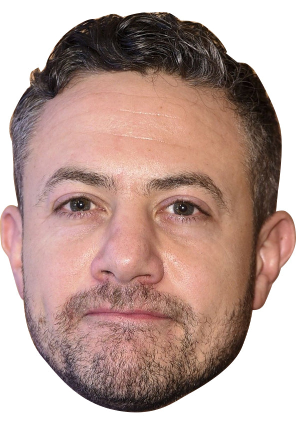 Warren Brown Celebrity Face Mask Fancy Dress Cardboard Costume Mask