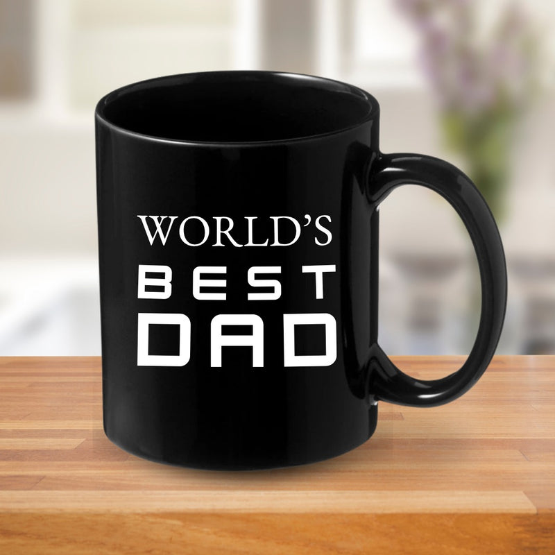 World’s Best Dad Mug – Personalised Football Gift – Customise with Club Logo – Ceramic Coffee Cup for Dad – Father’s Day Present for Him – Unique Gift for Football Fans