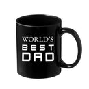 World’s Best Dad Mug – Personalised Football Gift – Customise with Club Logo – Ceramic Coffee Cup for Dad – Father’s Day Present for Him – Unique Gift for Football Fans