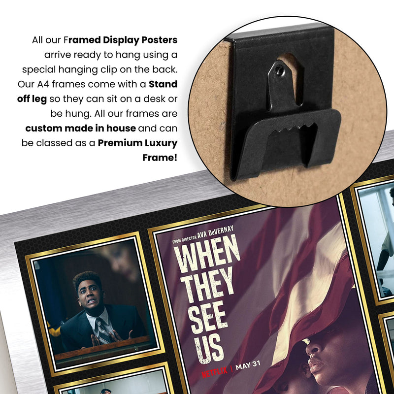 When They See Us Netflix Shows Framed Autographed Print - Limited Edition Autograph Fan Gift – Collectible Memorabilia Merchandise