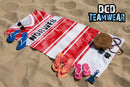 Wigan Warriors Retro Rugby Lightweight Beach  Gym Towel
