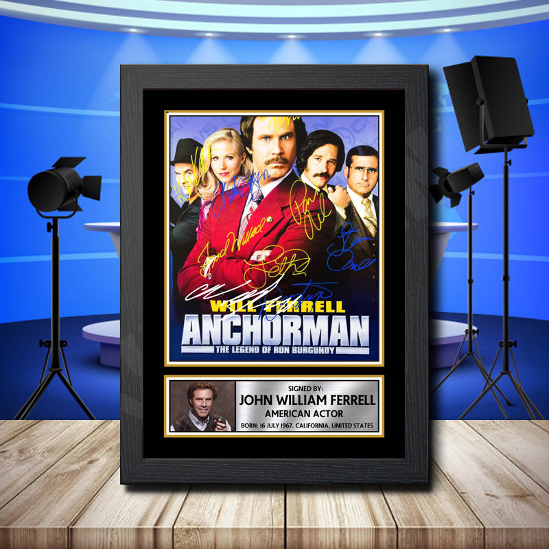Will Ferrell 1 Printed Signature Television Star Poster Print Framed Wall Art Gift – Will Ferrell 1 Printed Signature Television Star Poster Print
