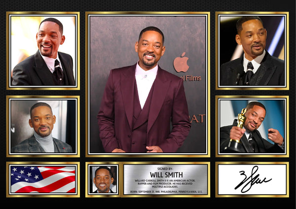 Will Smith – Printed Signature Movie Star Print
