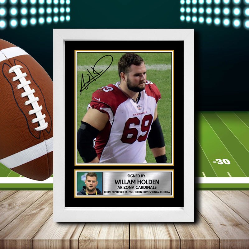 Willam Holden 1 Printed Signature NFL Star Poster Print Framed Wall Art Gift – Willam Holden 1 Printed Signature NFL Star Poster Print